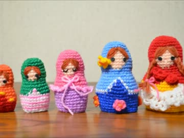 【コマ撮り】マトぐるみ五人姉妹【9日目】