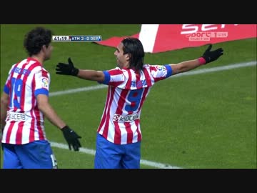 ファルカオ脅威の5発！　アトレティコがダービーの鬱憤を晴らす