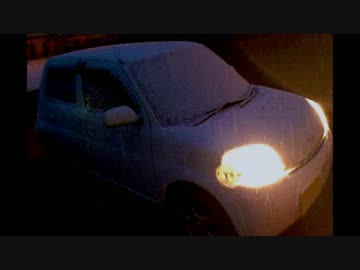 長野の田舎道ドライブ　その１１　雪の市内ぶらぶら編