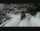 【車載動画】☆雪山林道ツーリングin石鎚山登山林道☆