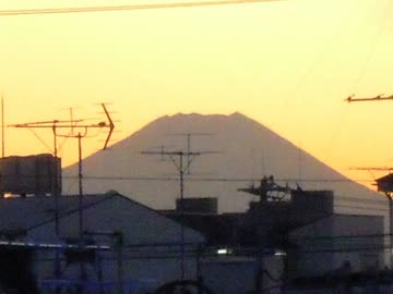 夕焼け富士山くんRGZガンダム