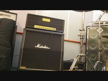改造マーシャルでVan HalenのEruption（暗闇の爆撃）を弾いてみた