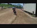 【車載動画】☆三坂MXコースでモタードとオフ練習☆《ジャンプ失敗》