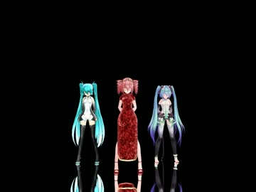 【MMDモーション配布記念】夏恋花火【テト・ミク】