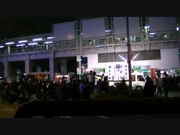 秋葉原安倍総裁街頭演説始まる前の様子（2012.12.15）