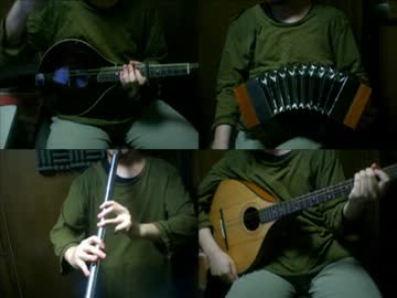 オリジナル曲「郷失の民」をアイリッシュ楽器等で演奏してみた。