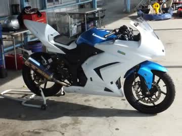 【Ninja250R】大村湾サーキット2本目【クリスマス】
