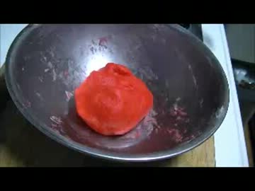 クリスマスに真っ赤なクッキー作ってみた