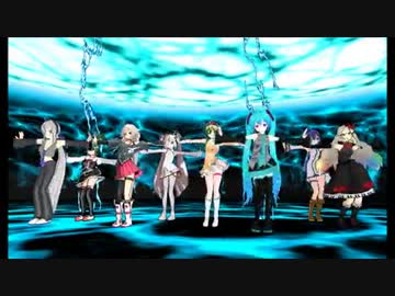 MMD　ボカロ＋αガールズダンシング！　テスト