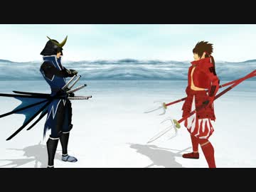 【MMD】戦場（いくさば）のメリークリスマス【戦国BASARA】