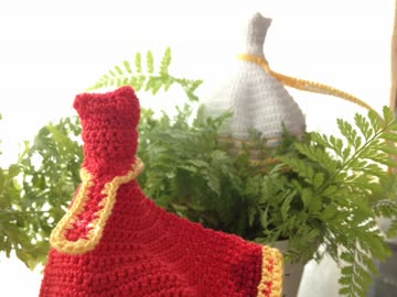 【風ノ旅ビト】白ビト編んでみた【あみぐるみ】