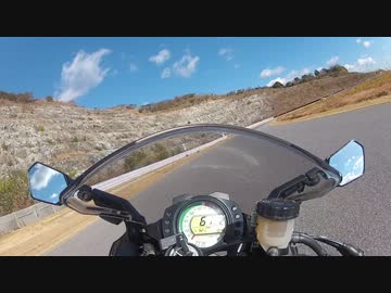 初サーキットと初ハイサイド