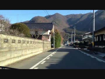 長野の田舎道ドライブ　その１９　高山村・雷滝へ　前編