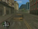 gtasa 芝刈り機とタクシーでドリフト　その３