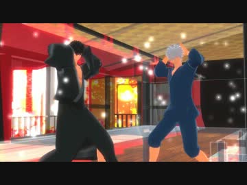 【MMD銀魂】モザイクロール【土方さん＆銀さん】