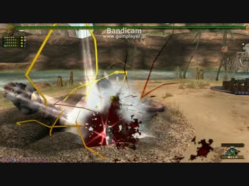 【MHF】桃と黒紫 非秘伝 非火事場1ラスタ
