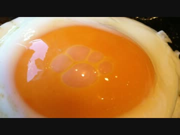 目玉焼きに肉球が出現!?
