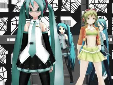 【MMD】少女未遂【GUMID+あねていコンビ】