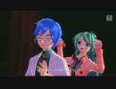 【初音ミク Project DIVA f】 ACUTE KAITO・MEIKO・初音ミク(制服) 直撮り