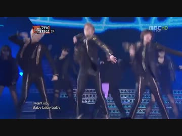[K-POP] TEENTOP & 100% - Sorry Sorry + Crazy (Gayo Daejun 20121231) (HD)