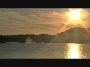 【2013元旦】浜名湖SA展望広場より【初日の出】