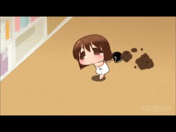 ゆきぽがただ穴を掘ってうまっているだけ
