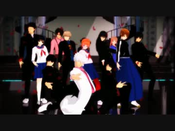 【MMD銀魂】3年Z組 One・Two・Three！