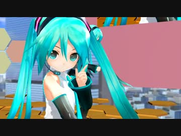 【MMD】ちびあぴミク/FREELY TOMORROW【MikuMikuDance】