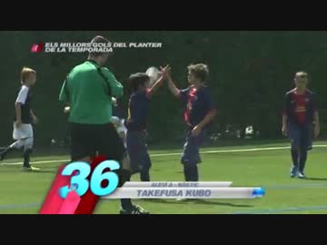 2012バルセロナ下部組織のベストゴール集50【久保くん2ゴールランクイン】