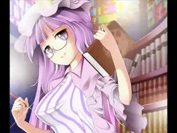 【東方手書き】　パチュリーの日常　東方４コマ漫画　その２