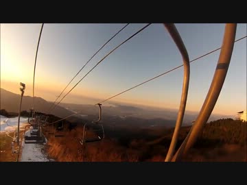 バイクでスキーに行ってみた　そして転倒した（ｓｍｐ４）