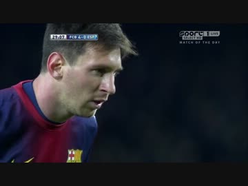 リーガ・エスパニョーラ12/13 バルセロナvsエスパニョール ハイライト