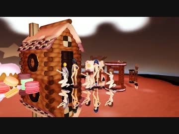 60fps【MMD】Kiss me 愛してる【アイマス高校生組】