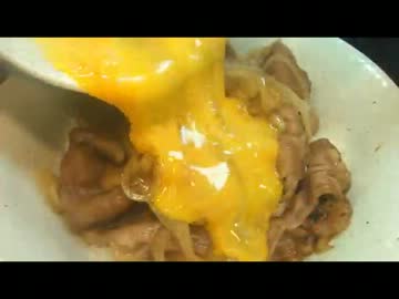 真夜中のスキヤキ丼☄