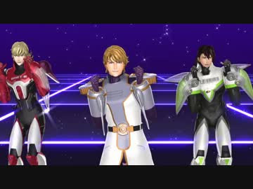 【MMD】メットオフの3人で one more kiss 【T&amp;B】