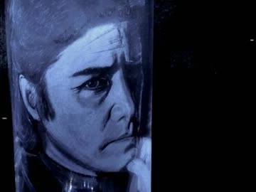 【ガラス彫り】古畑任三郎【グラスリッツェン】