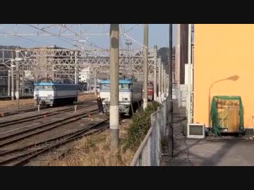 EF81 450番台コンビライト仕様(コキ入換〜機まわし)