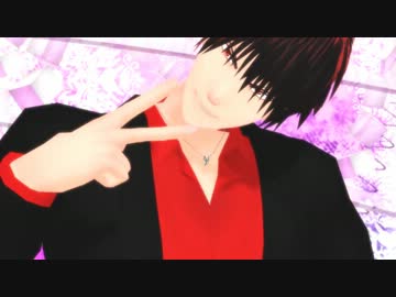 【MMD黒バス】木吉と火神で「kiss me 愛してる」