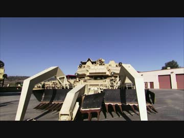 M1A1をベースに改造された地雷処理車両「ABV」