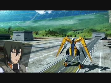 【EXVS】アリオスガンダム視点part.1-CPU戦-武装紹介【家庭版】