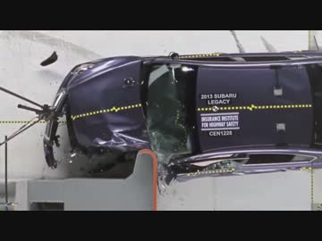 【IIHS衝突安全】新クラッシュテスト日本車勢【新スモール・オフセット】