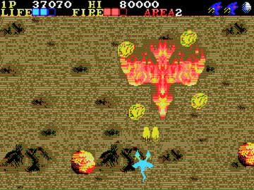 DRAGON SPIRIT （なんちゃってMSX版）　プレイデモ動画　Area2