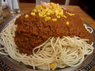 【大食い】コーヒー＆パーラーＴｏｋｉの特大ミートソース