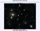 1月11日｢ろ座銀河団｣-Astronomy Picture of the Day