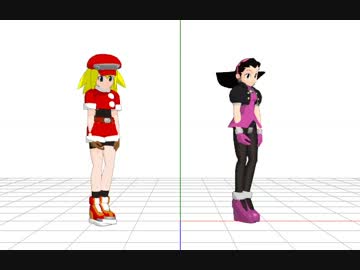 【MMD】ロールちゃんとトロン様でmagnet【テスト】