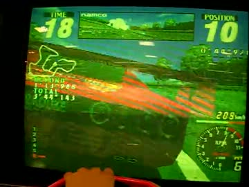 【RAVE RACER】レイブレーサーを普通にプレイ Part-3【実機直撮り】