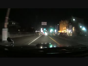 【車載動画】SONYアクションカムHDR-AS15車載テスト(夜間帯/マウント)