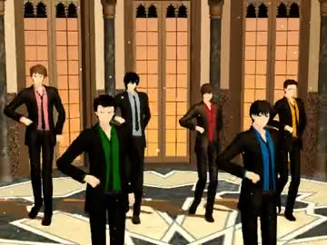 【MMD黒バス】誠凛先輩sで「FREELY TOMORROW」