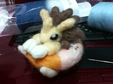 羊毛フェルトでサンドパン＋ドーナツを作ってみました