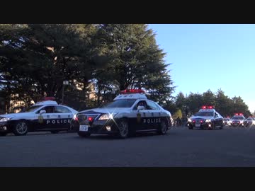 警視庁 年頭部隊出動訓練 2013 車輌行進